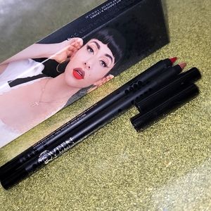 2 FOR $20. Qveen Lip Liner Duo in "SOS" and "Spray Tan"